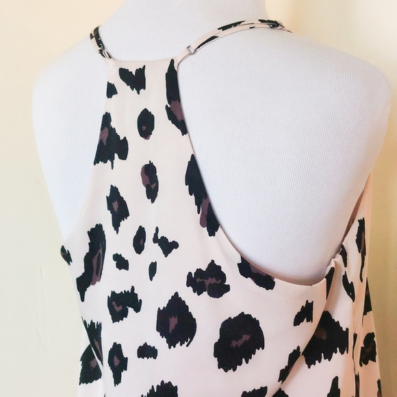 Vici Animal Print Leopard Racerback Flowy Fashion Tank Top Blouse - Picture 7 of 10
